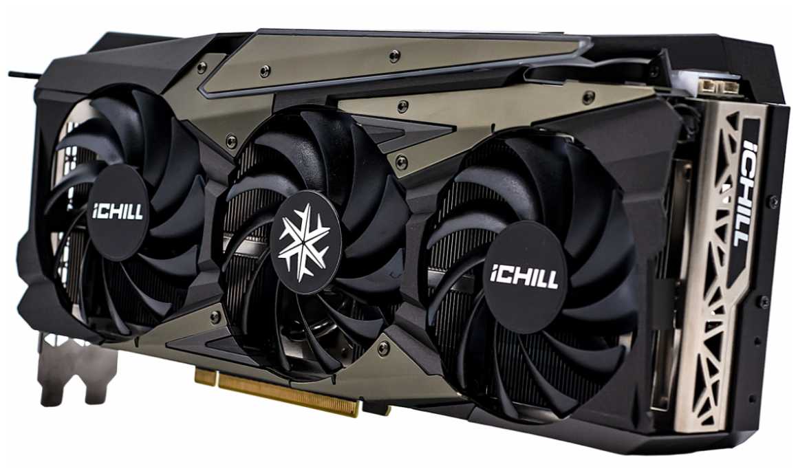 Видеокарта INNO3D GeForce RTX 3080 ICHILL X4 LHR 10Gb (C30804-106XX-1810VA36H) фотография 6