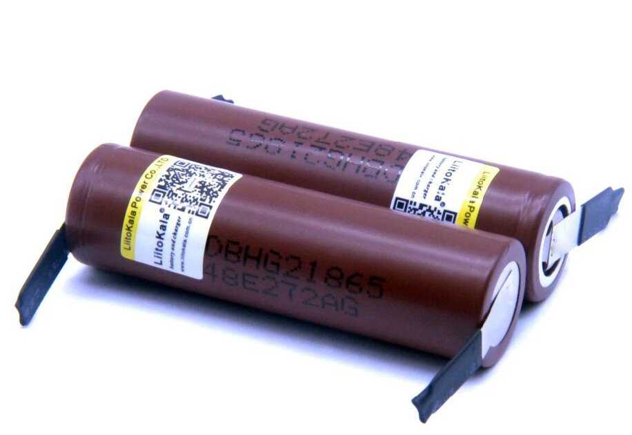 Аккумулятор Li-Ion 3000 мА·ч 3.7 В LiitoKala HG2 18650 незащищенный с выводами фотография 1