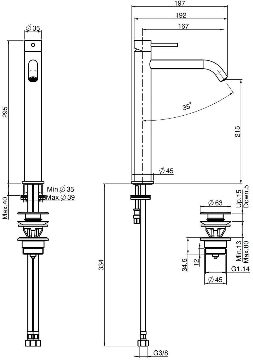 Смеситель для кухни FIMA SPILLO UP (F3031/HXSCR) фотография 3