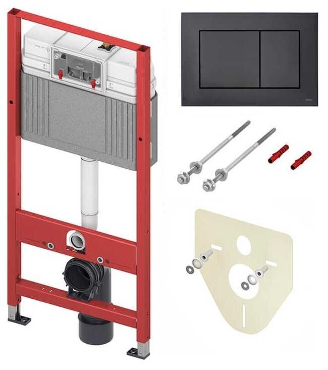 Рамная инсталляция TECE TECEbase 2.0 с панелью смыва TECEnow фотография 2