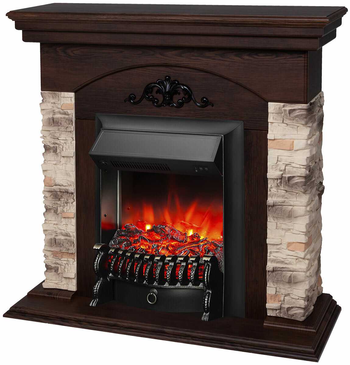 Каминокомплект Realflame ROCKWOOD STD (NT-F316) + FOBOS LUX фотография 1