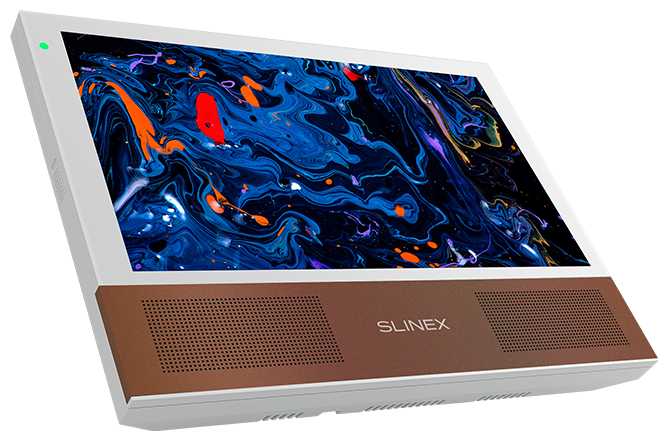 Видеодомофон Slinex Sonik 10 Белый + Серебро или Золотой Песок фотография 1