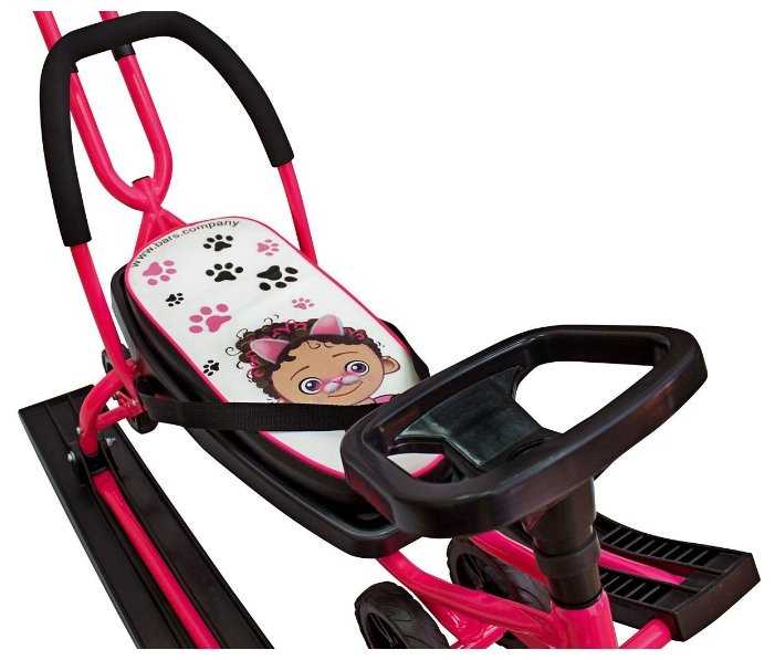 Снегокат Барс 111 Mobile с Т-образным толкателем и колесной базой фотография 4