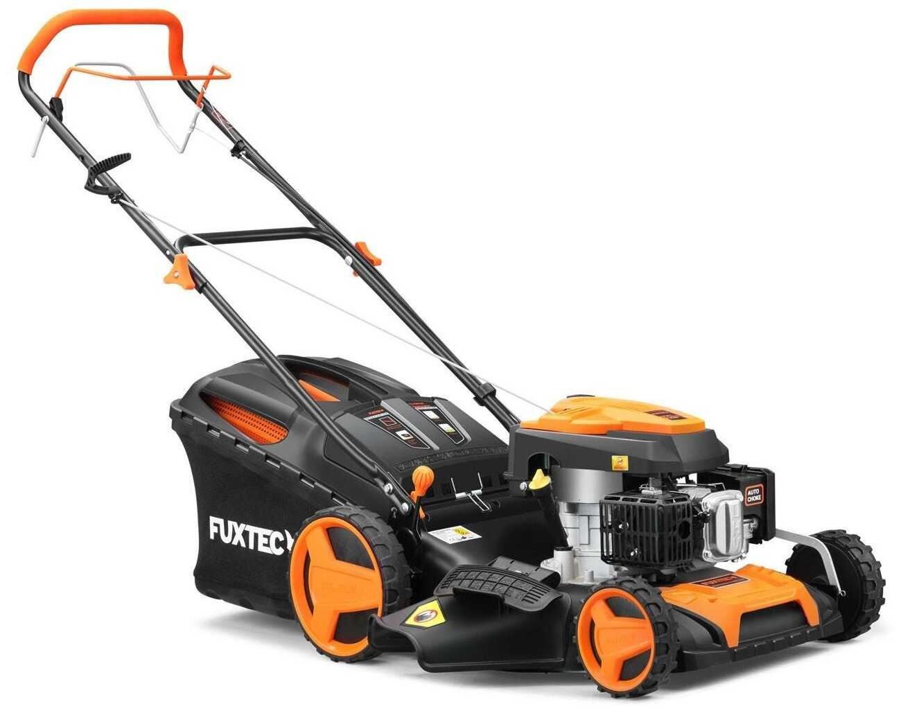 Газонокосилка бензиновая FUXTEC FX-RM5196SL 51 см, Самоходная, Мульчирующая фотография 1