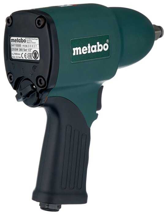 Пневмогайковерт ударный Metabo DSSW 360 Set фотография 1