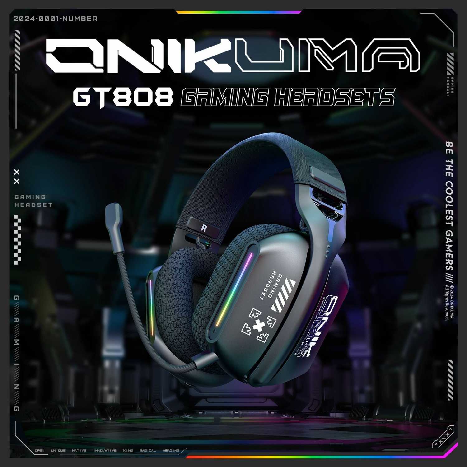 Игровая гарнитура Onikuma GT808 фотография 11