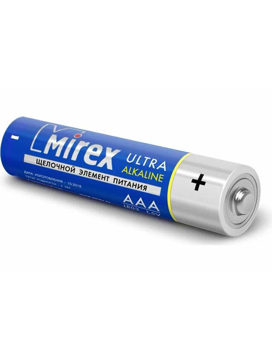 Батарея щелочная Mirex LR03 (24/960) фотография 13