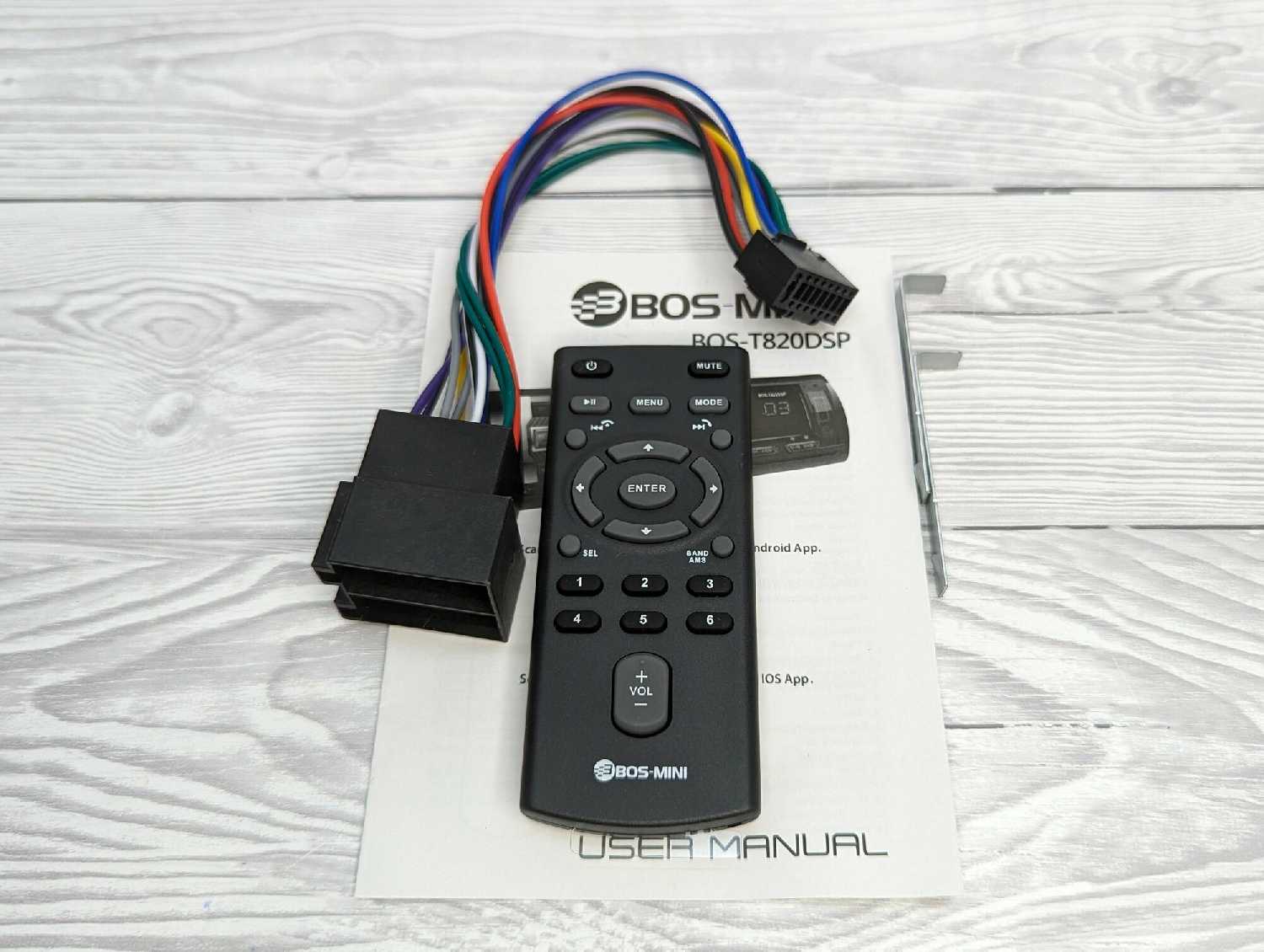 DSP Процессорная магнитола BOS-MINI 55W фотография 9