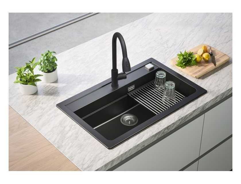 Смеситель для кухни ALVEUS PRIMROSE PS (выдвижной излив) фотография 1