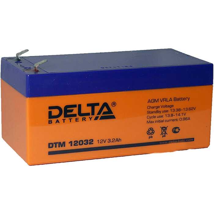 Аккумуляторная батарея DELTA Battery DTM 12032 (12В) фотография 16