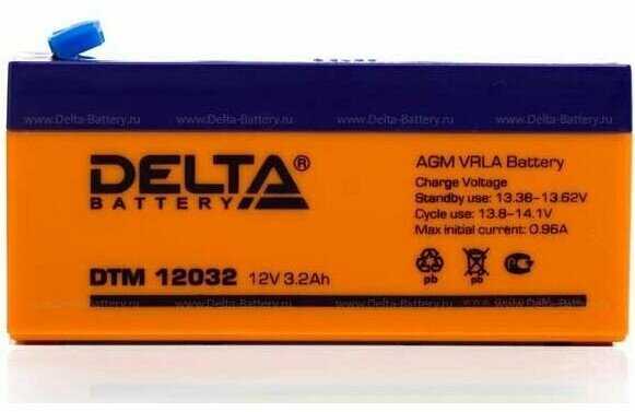 Аккумуляторная батарея DELTA Battery DTM 12032 (12В) фотография 17