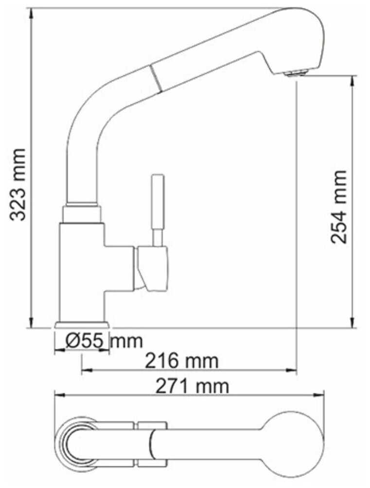 Смеситель Wasserkraft Wern 4266 фотография 1