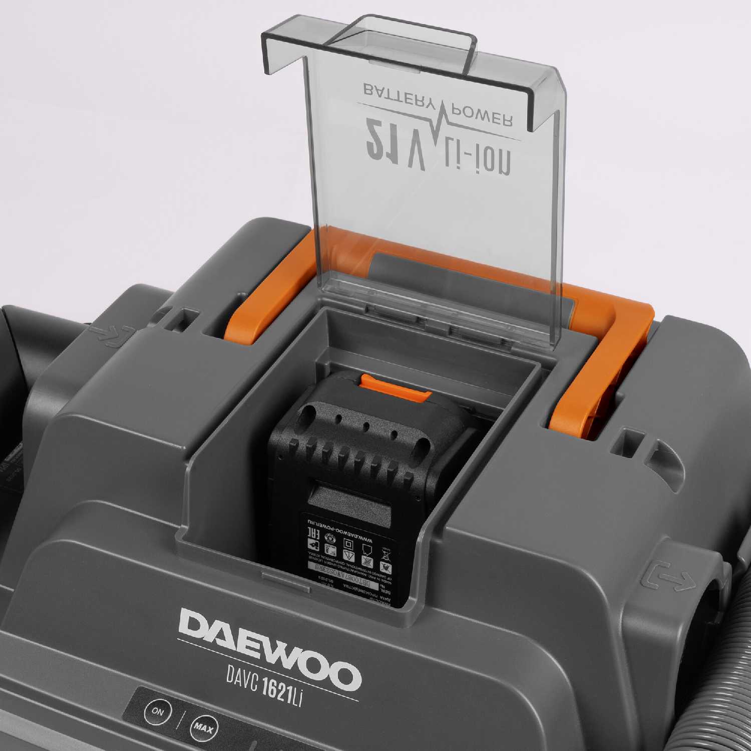 Пылесос аккумуляторный DAEWOO DAVC 1621Li SET фотография 10