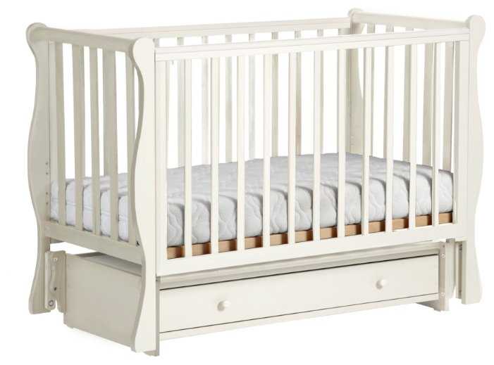 Кроватка ЛЕЛЬ (Кубаньлесстрой) Кубаночка-4 БИ 40.3, классическая, продольный маятник фотография 6