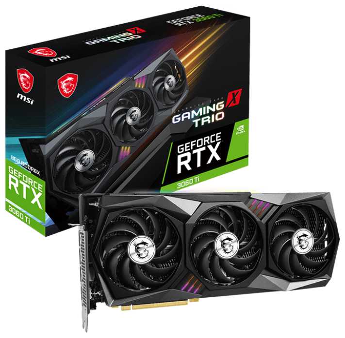 Видеокарта MSI GeForce RTX 3060 Ti GAMING X TRIO (8GD6X) фотография 5
