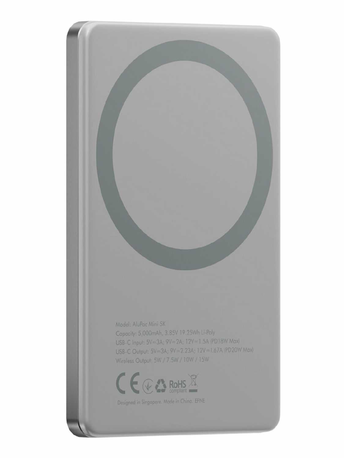 Аккумулятор Energea AluPac MINI 5K [MagSafe 15W, USB-C 20W] фотография 4
