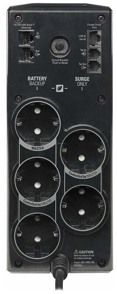 Источник бесперебойного питания APC by Schneider Electric Back-UPS Pro [BR900G-RS] фотография 2