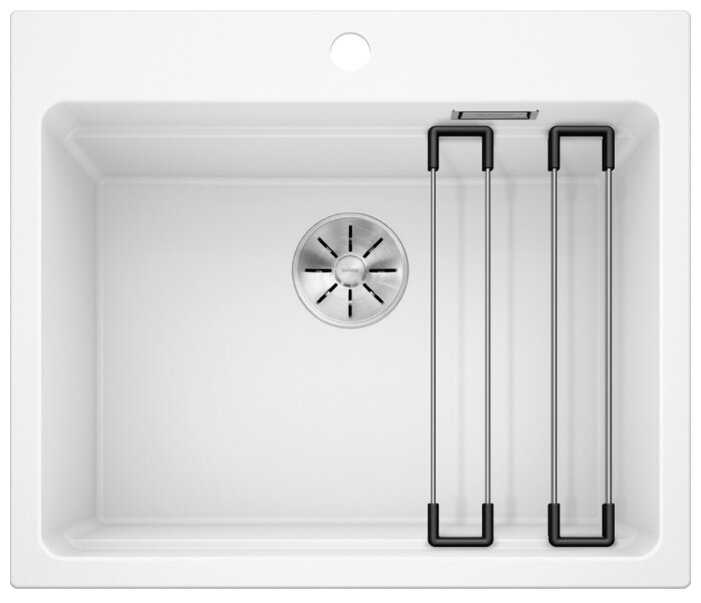 Врезная кухонная мойка Blanco Etagon 6 Silgranit PuraDur, 51х60см, искусственный гранит фотография 10
