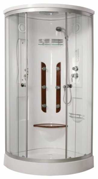 Душевая кабина Luxus 123D низкий поддон 100см*100см