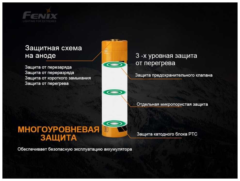 Аккумулятор Fenix ARB-L21-5000U (21700 5000 mAh) фотография 4