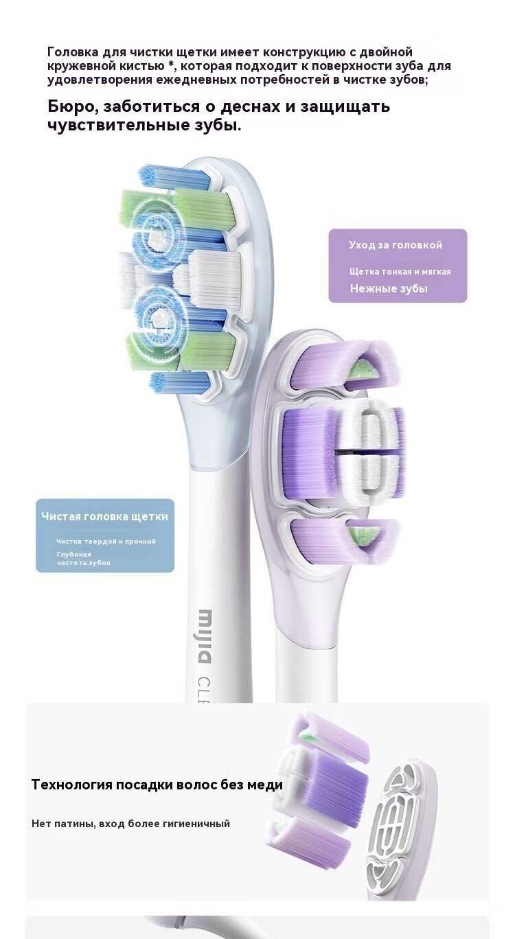 Электрическая зубная щетка Xiaomi Mijia Sonic Sweep Electric Toothbrush Pro (MES610) фотография 14
