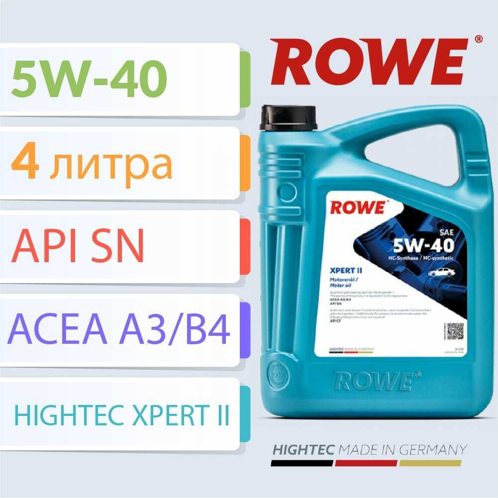 Полусинтетическое моторное масло ROWE Essential SAE 5W-30 MS-C3