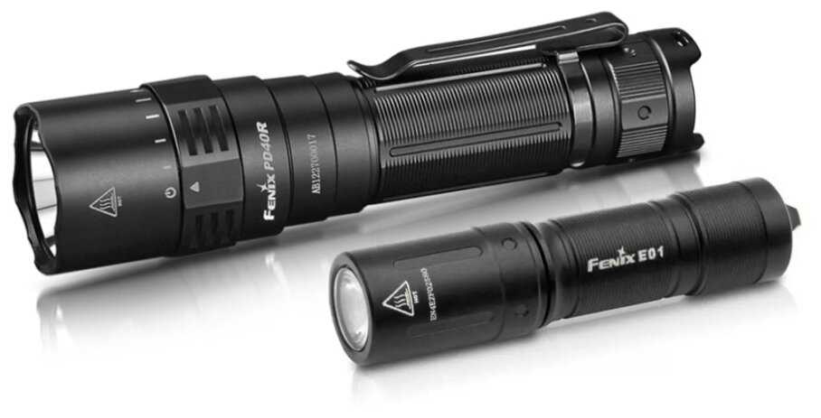 Комплект фонарей Fenix PD40R V2.0 + E01 V2.0