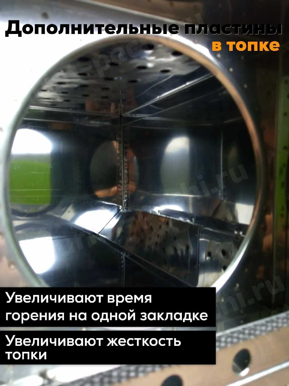 Комплект походной печи-камин Инвент Малая (со стационарными экранами) + Коврик под печь 75х100 см фотография 7