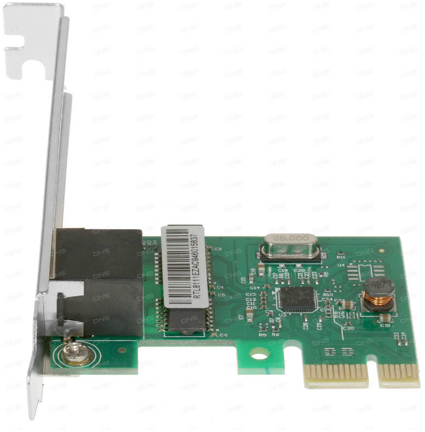Сетевая карта DEXP ZH-GE1P 10/100/1000 MBps PCI-E x 1 фотография 5