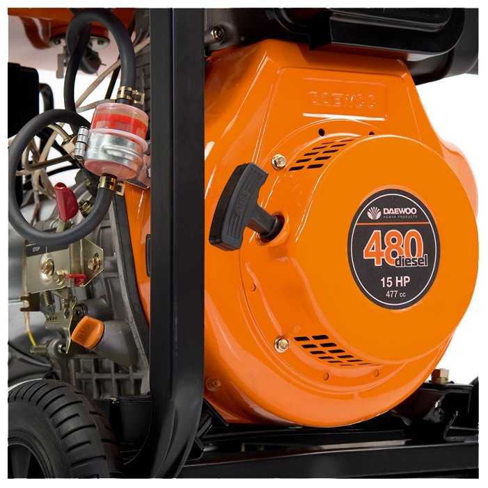 Дизельный генератор Daewoo Power Products DDAE 9000DXE-3, (7000 Вт) фотография 4