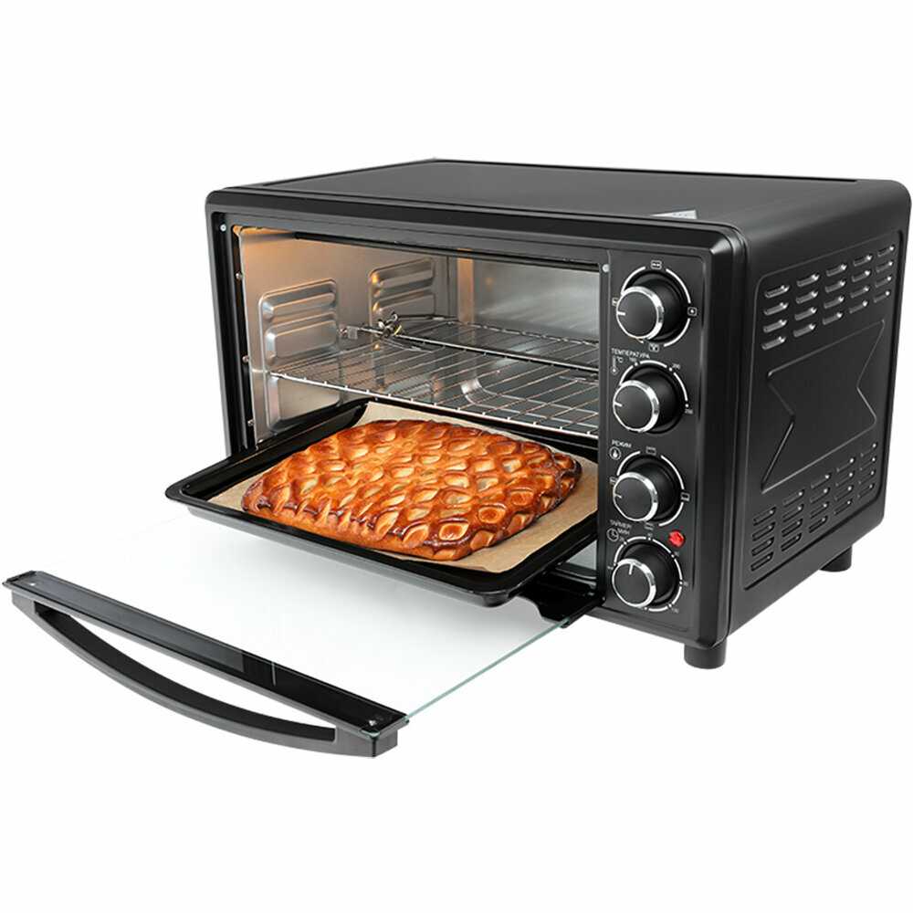 Мини-печь NORDFROST RC 350 W, электрическая настольная духовка, 1600 Вт, 35л, конвекция, гриль, таймер до 120 минут, 3 режима нагрева фотография 19