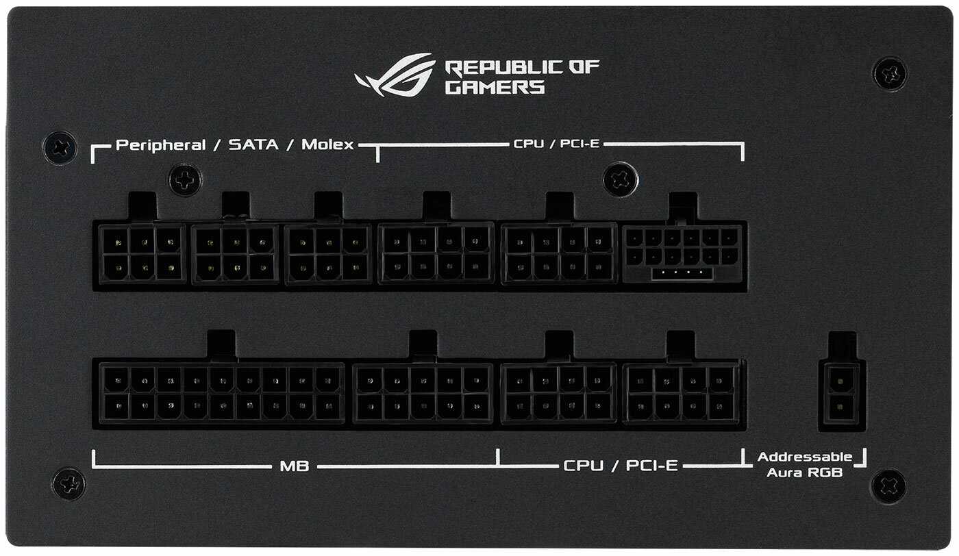 Блок питания ASUS ROG STRIX 1000G (90YE00P1-B0NA00) фотография 8