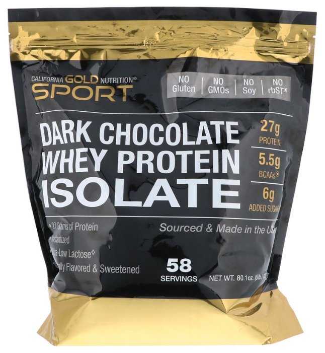 Протеин California Gold Nutrition Whey Protein Isolate (2270 г) фотография 2