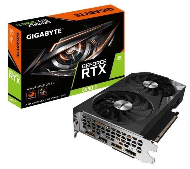 Видеокарта Gigabyte GeForce RTX 3060 Ti WindForce OC (GV-N306TWF2OC-8GD) фотография 6