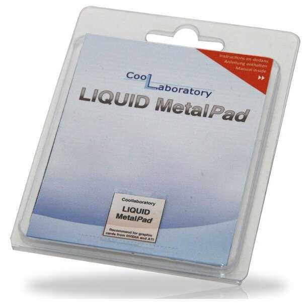 Термопрокладка Coollaboratory Liquid MetalPad фотография 1