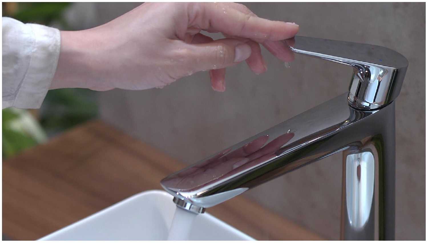 Смеситель для раковины (умывальника) hansgrohe Talis E 71717000, рычажный фотография 9