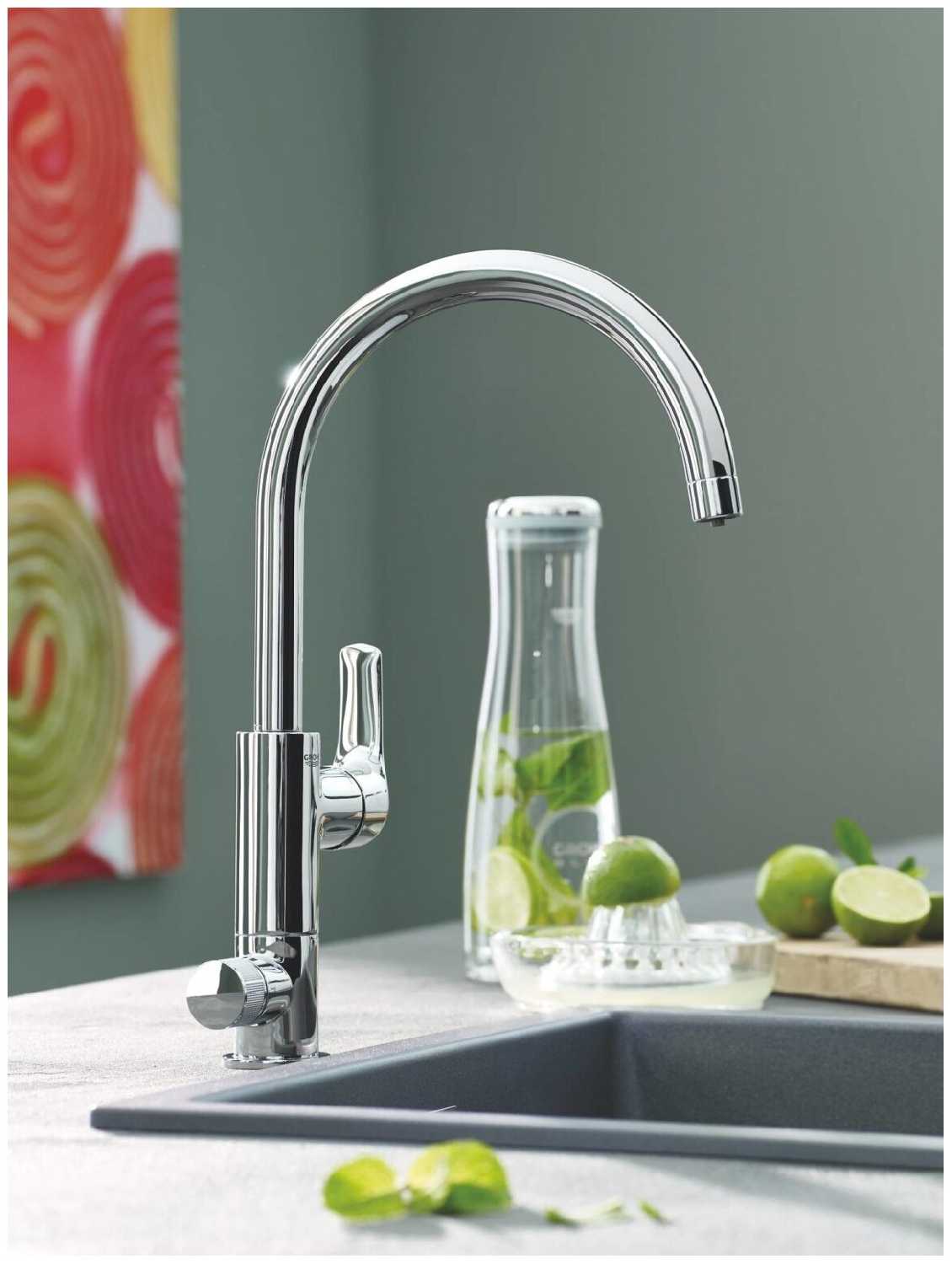 Смеситель для душа Grohe Blue Pure Eurosmart 31722000, рычажный фотография 5