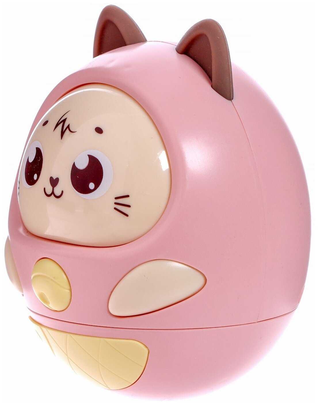 Развивающая игрушка Zabiaka Музыкальная игрушка Котик-неваляшка, SL-05324B фотография 1