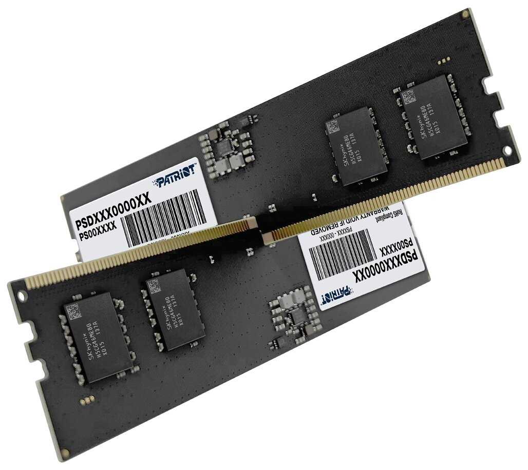 Оперативная память Patriot Memory SL 16 ГБ (8 ГБ x 2 шт.) DDR5 DIMM CL40 (PSD516G4800K) фотография 2