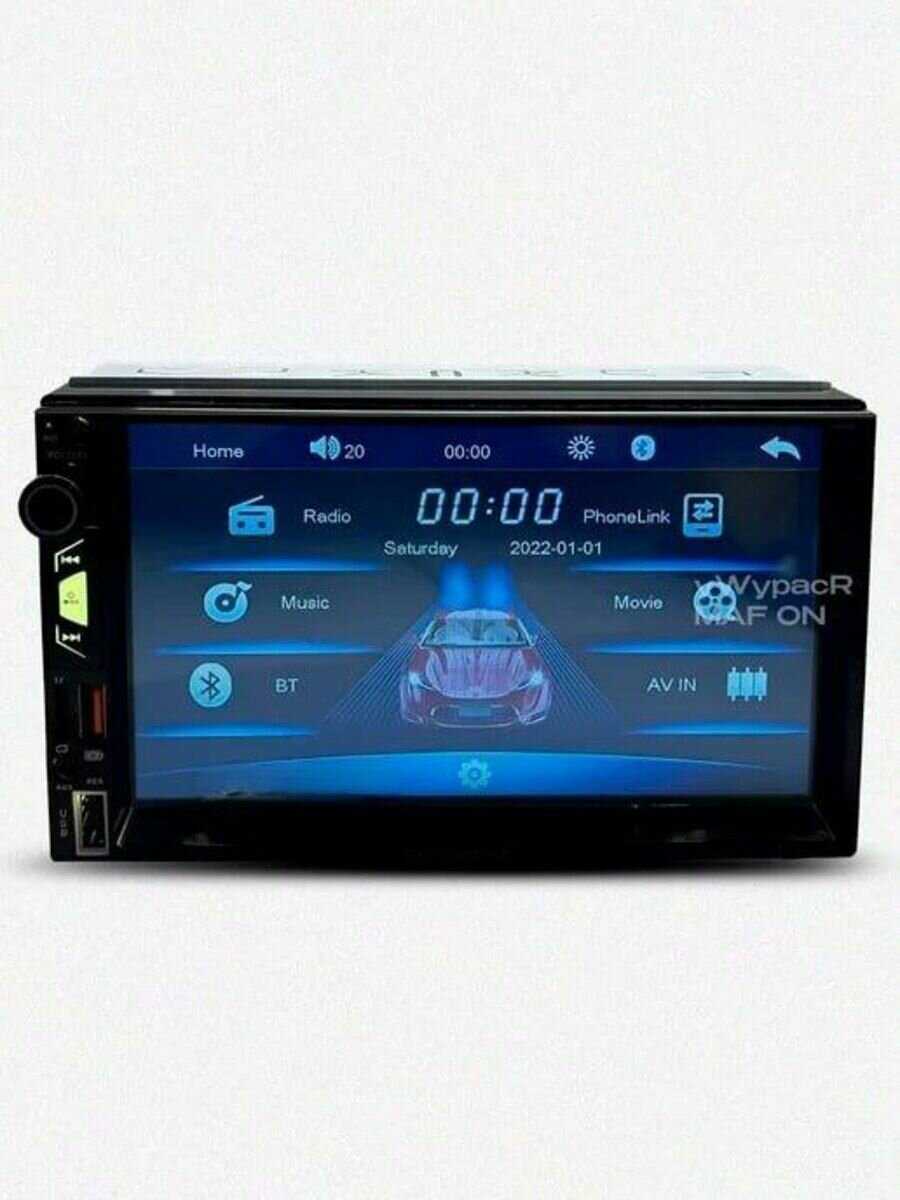 Магнитола 7 дюймов (2din) с Bluetooth, USB, AUX фотография 8