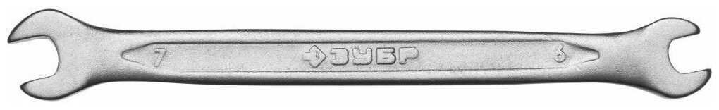 Ключ рожковый ЗУБР 27010-06-07, 6 мм х 7 мм фотография 3