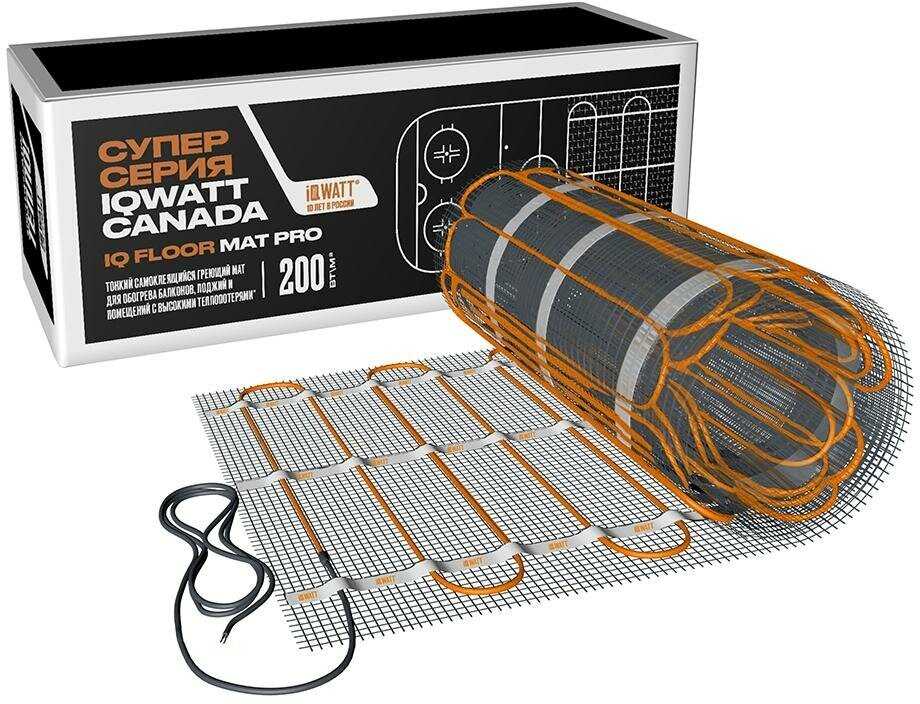 Греющий мат IQ FLOOR MAT PRO [200 Вт/м², 3,5 м²] фотография 4
