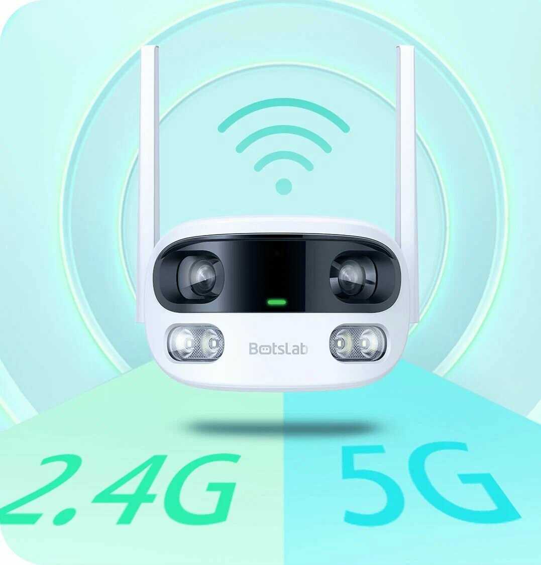Камера наружного наблюдения Botslab Outdoor Dual-lens Camera W302 фотография 4