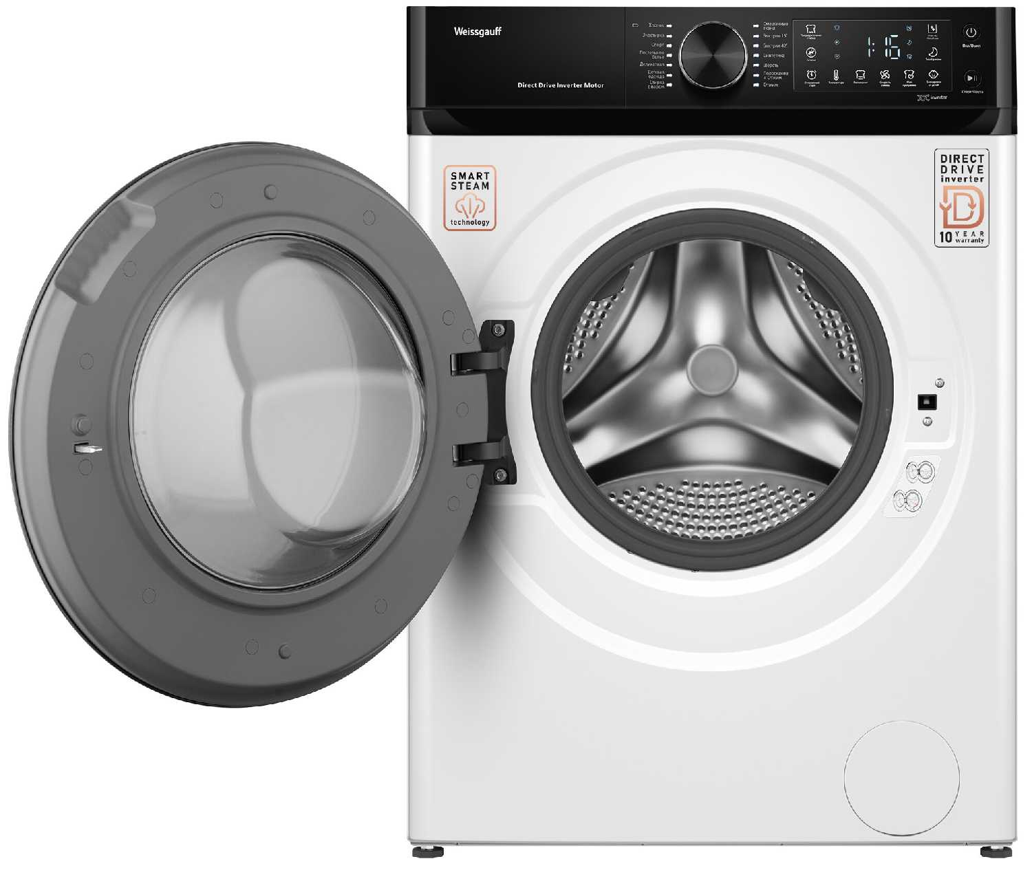 Стиральная машина Weissgauff WM 59411 Direct Drive Inverter Steam фотография 2