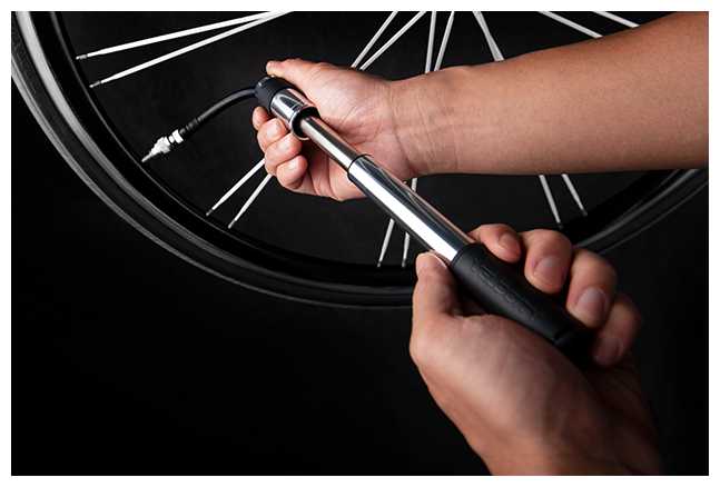 Ручной велонасос Birzman Velocity MTB, металл фотография 4