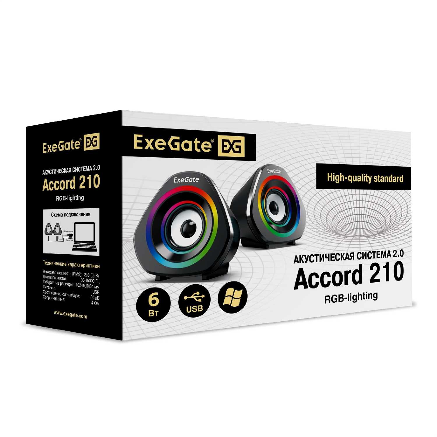 Колонки ExeGate Accord 210 фотография 2