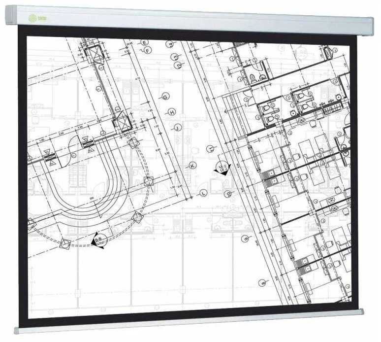 Рулонный cactus Wallscreen (CS-PSW-124x221) фотография 14