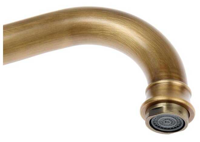 Смеситель для раковины (умывальника) ZEIN Ретро, 6926817, рычажный фотография 2