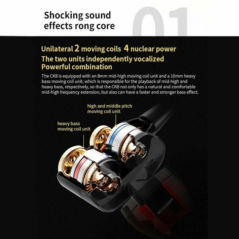 HiFi наушники QKZ CK8 фотография 7