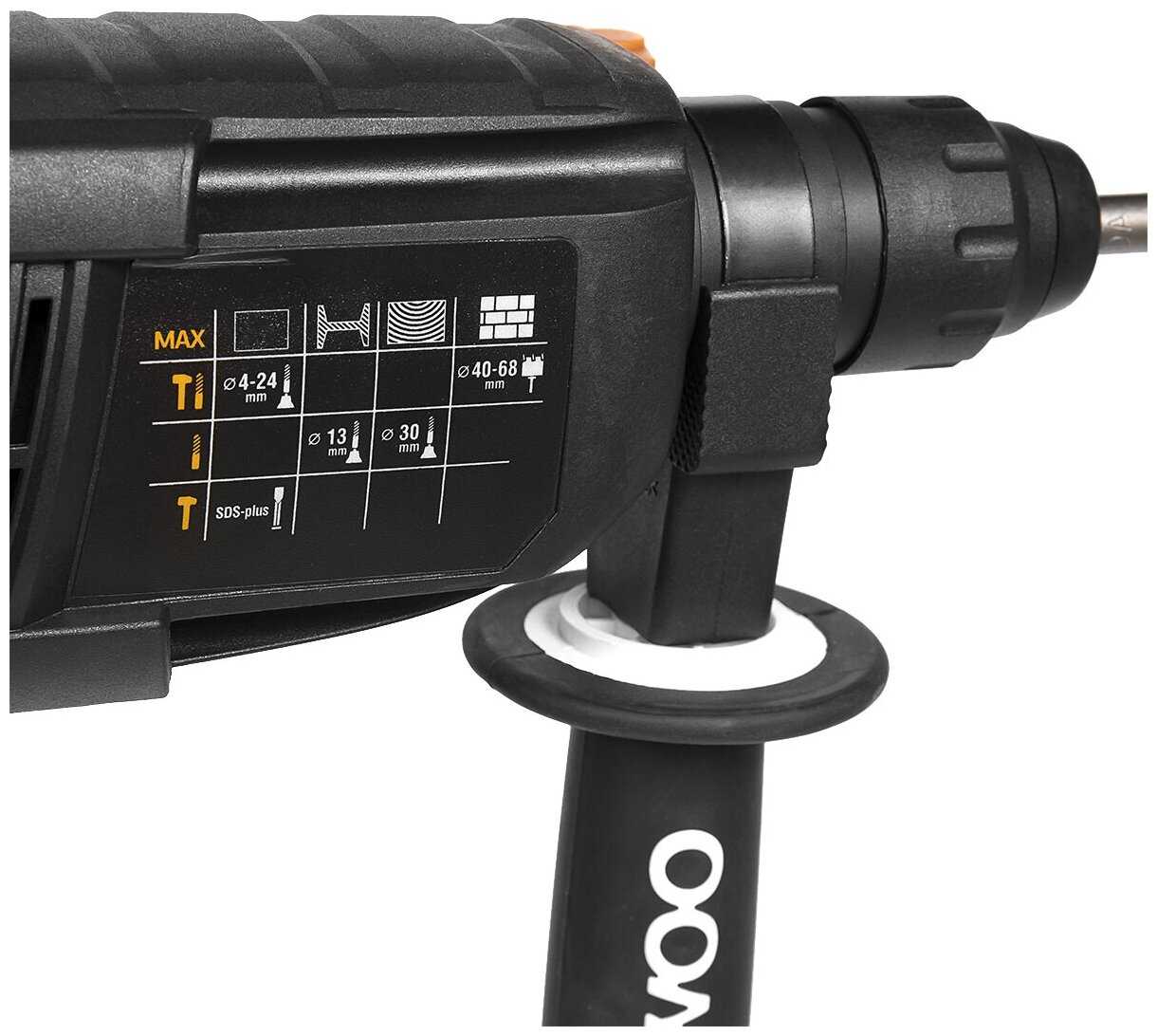 Перфоратор Daewoo Power Products DAH 820, 820 Вт фотография 2